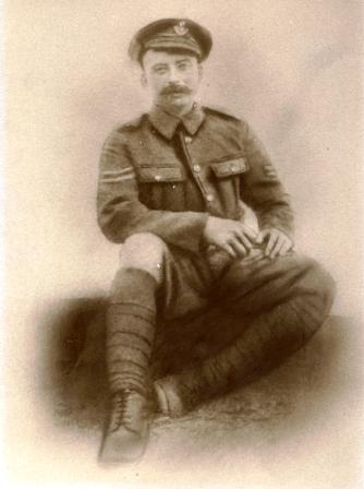 Reginald Riddalls, the Trenches WW1