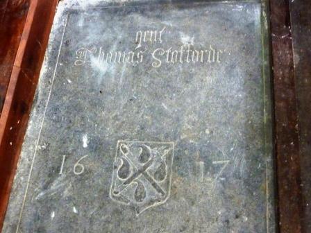 Slate memorial 1617