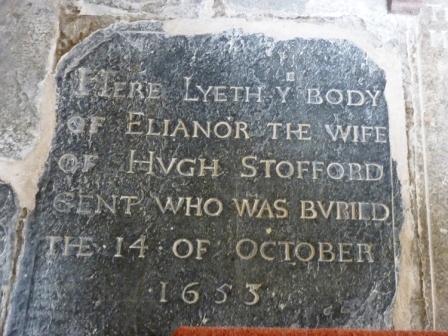 Slate memorial 1653