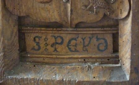 Bench End Dowland Church