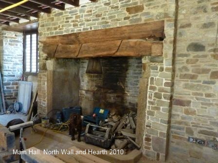 Main Hall North Wall and Hearth